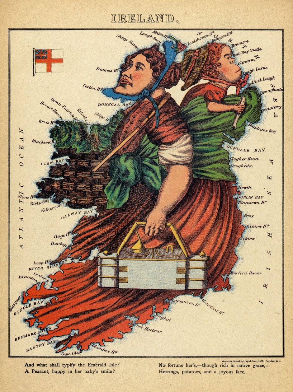 アイルランドの寓話、1860年頃 作： 英語学校