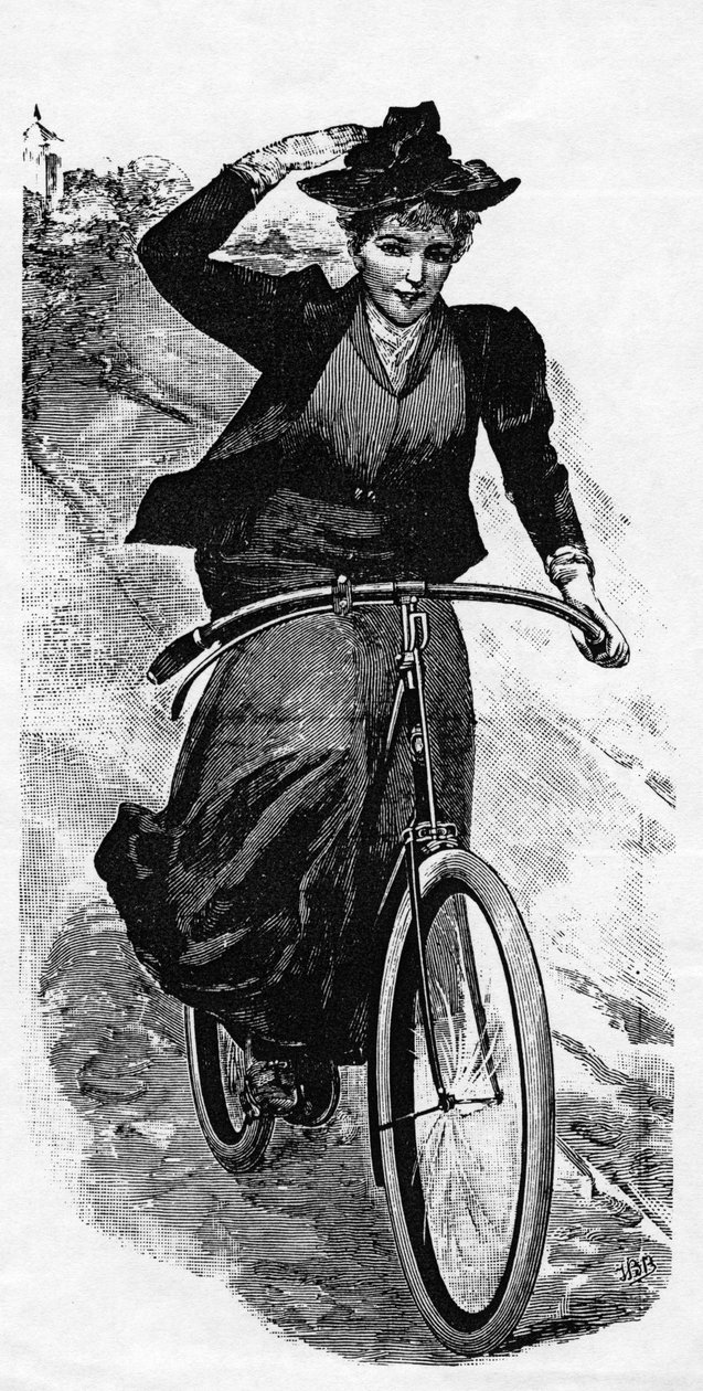 下り坂の自転車 作： 英語学校