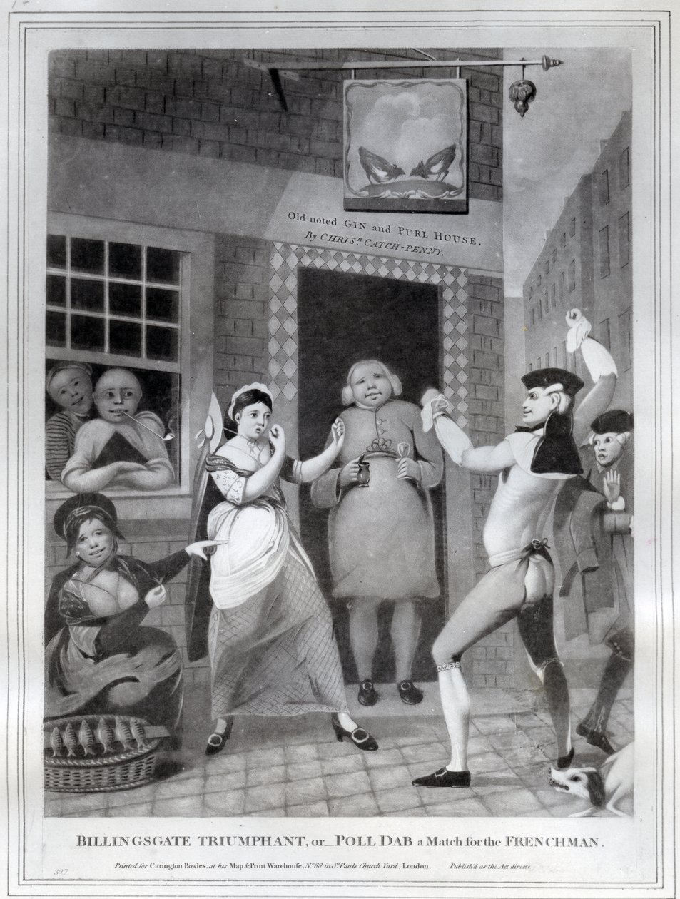 Billingsgate Triumphant、または1775年のフランス人のためのポールダブアマッチ 作： 英語学校