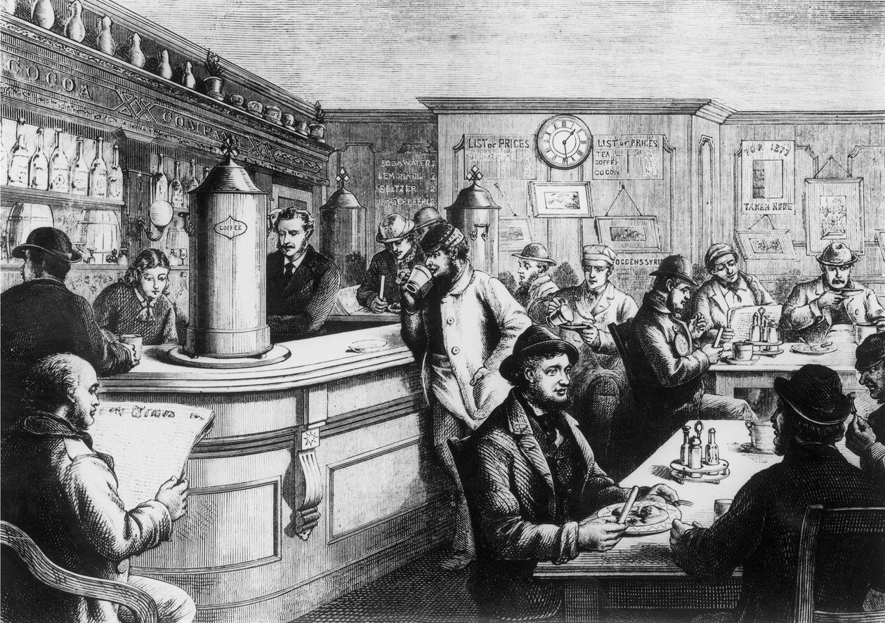 コーヒーハウス、クラーケンウェル 作： 英語学校