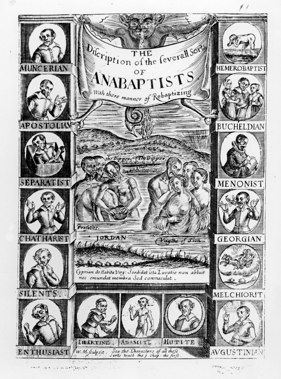 いくつかの種類のアナバプティストの説明、1645 作： 英語学校