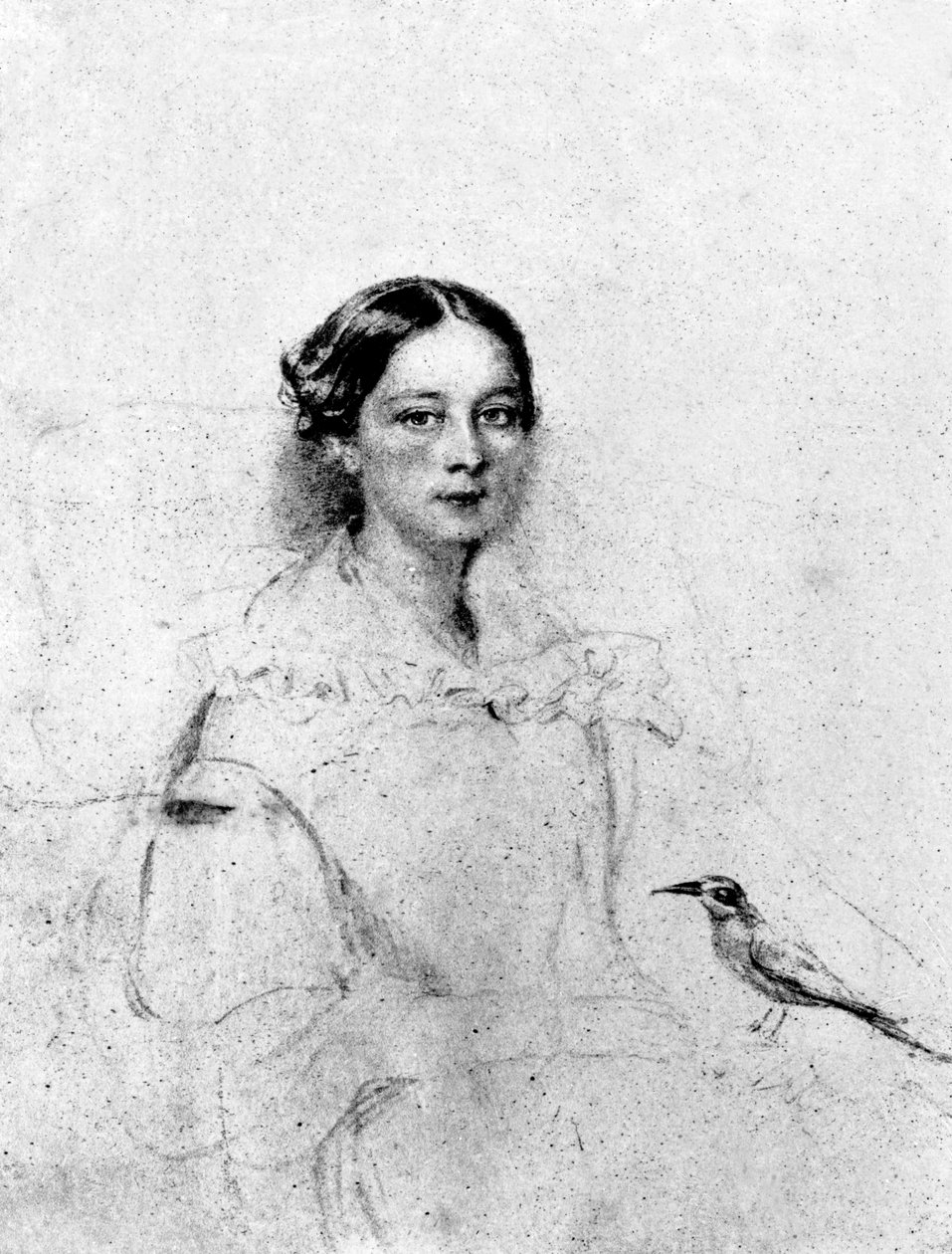 エミリーショア、1838年頃の肖像画の後 作： 英語学校