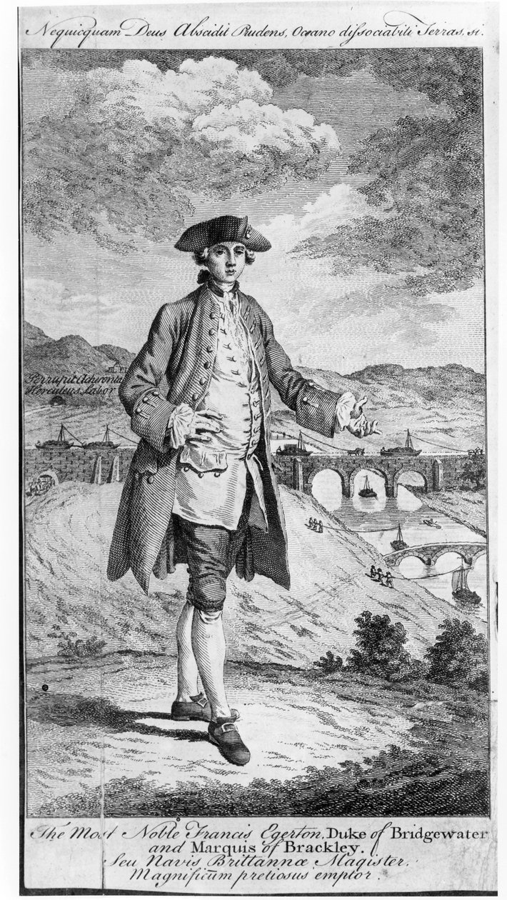 フランシス・イーガートン（1736-1803）、ブリッジウォーター公爵3世とブラックリー侯爵 作： 英語学校