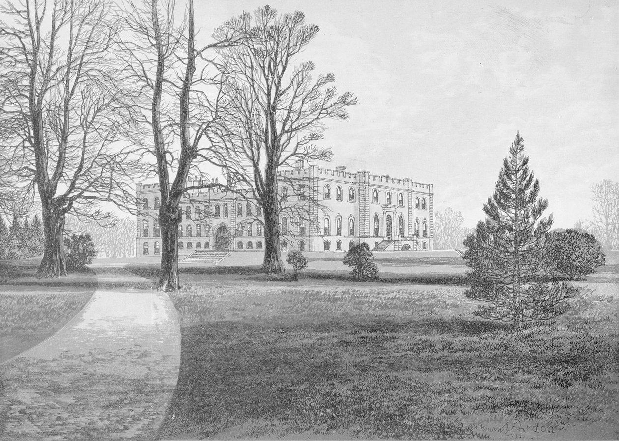 キンボルトン城、1880 作： 英語学校
