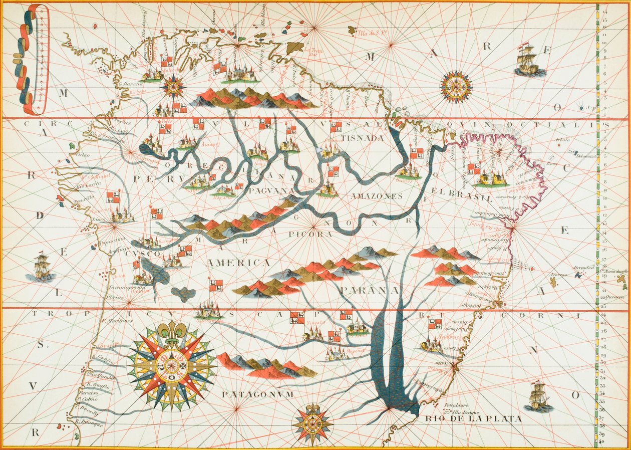 アメリカの地図、1878 作： 英語学校