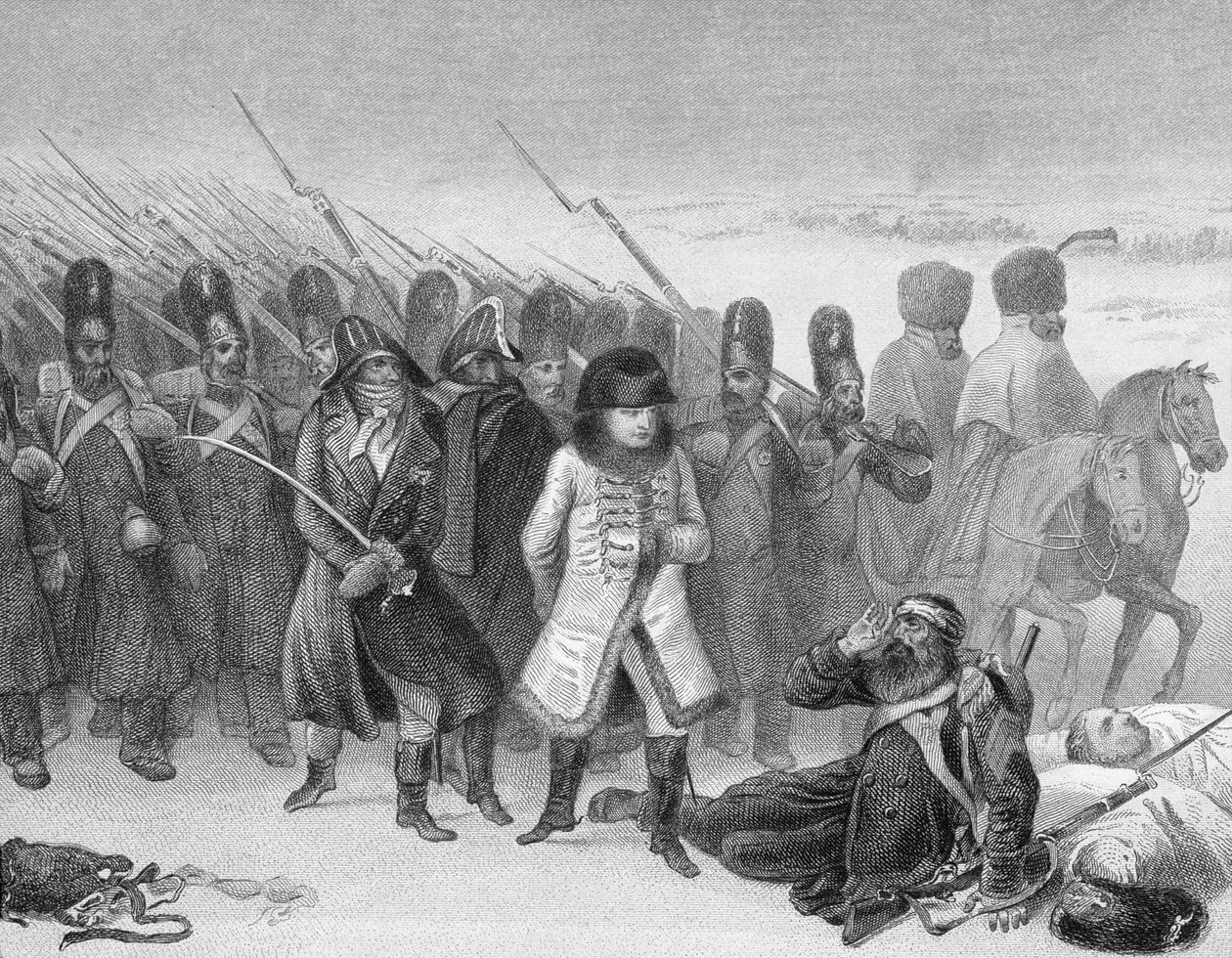 1812年のナポレオンのロシアからの撤退 作： 英語学校
