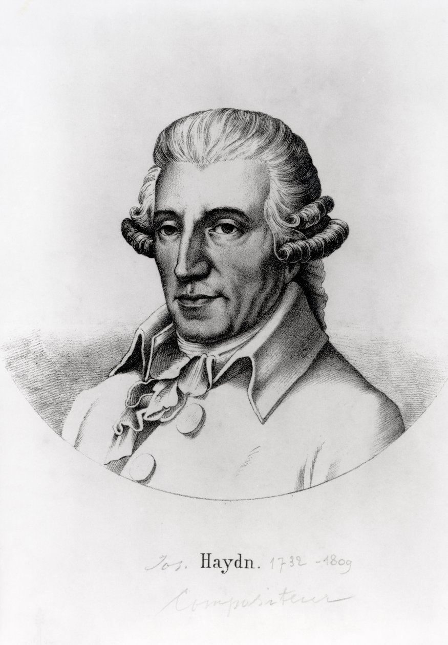 フランツ・ヨーゼフ・ハイドン（1732-1809）オーストリアの作曲家の肖像 作： 英語学校