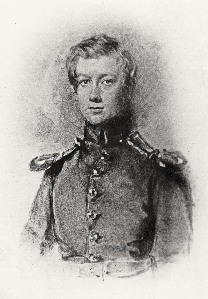 17歳のジョン・ハニング・スピーク（1827-64）の肖像 作： 英語学校