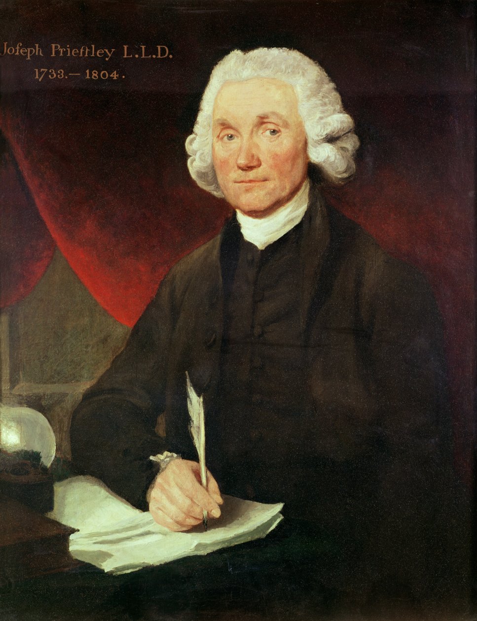 ジョセフ・プリーストリーの肖像（1733-1804） 作： 英語学校