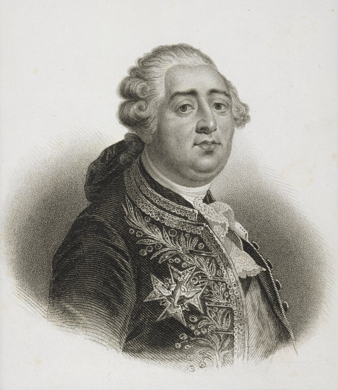 ルイ16世の肖像（1754-93）フランス国王 作： 英語学校