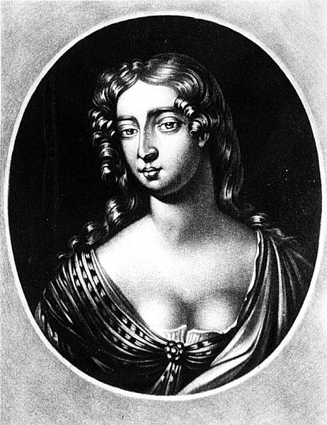 英国史の輝かしい登場人物（メゾチント）からリチャードアーロム（1743-1822）によって彫刻されたマダムメリーデイビスの肖像 作： 英語学校