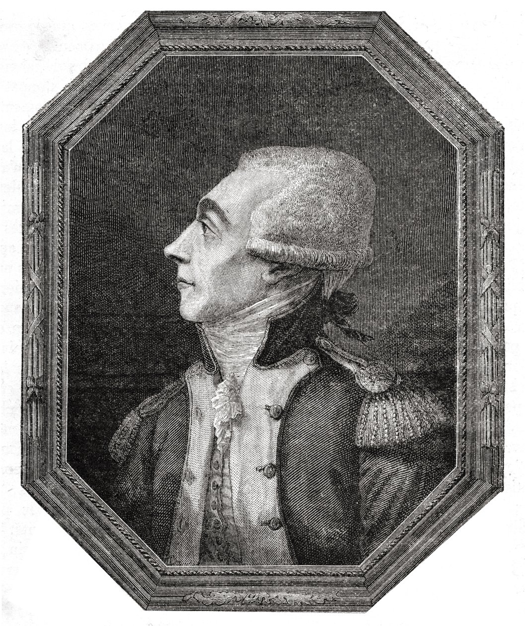 マリー・ジョセフ・ポール・イブ・ロック・ギルバート・デュ・モティエ・ド・ラ・ファイエット（1757-1834）の肖像 作： 英語学校