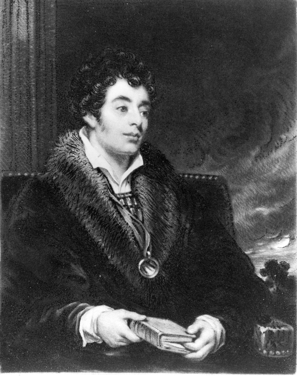 ロバート・サウジーの肖像（1774-1843） 作： 英語学校