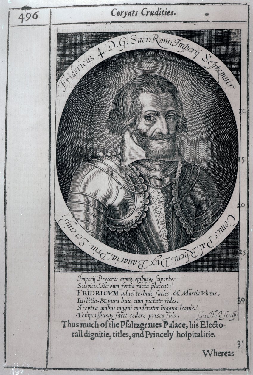 トーマス・コリエイトの肖像（c.1577-1617）、「コリエイトの非難」より 作： 英語学校