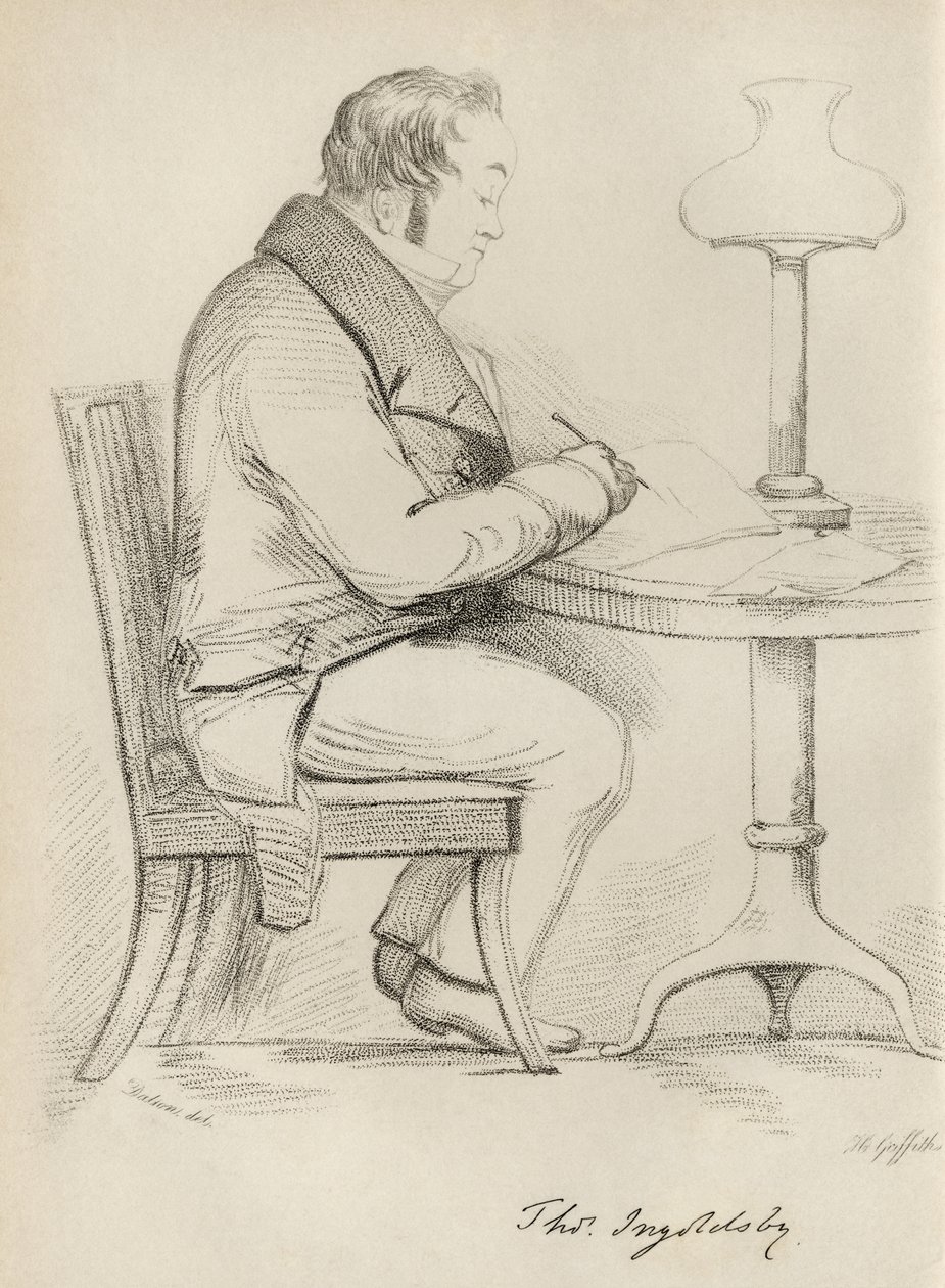 Thomas IngoldsbyのThomas IngoldsbyによるThomas Ingoldsbyの肖像、Richard Bentley und Son、1887年発行 作： 英語学校