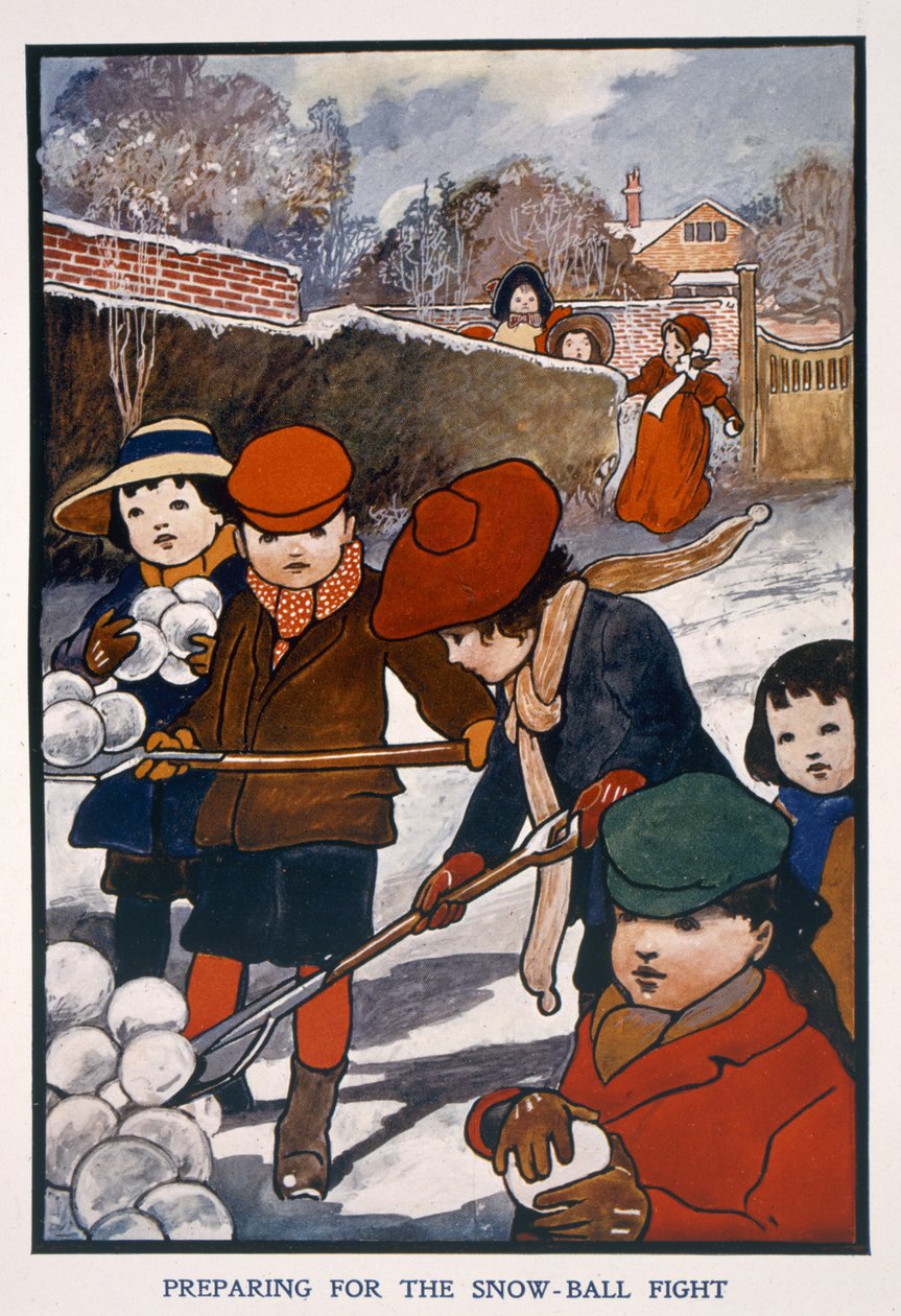 雪合戦の準備 作： 英語学校