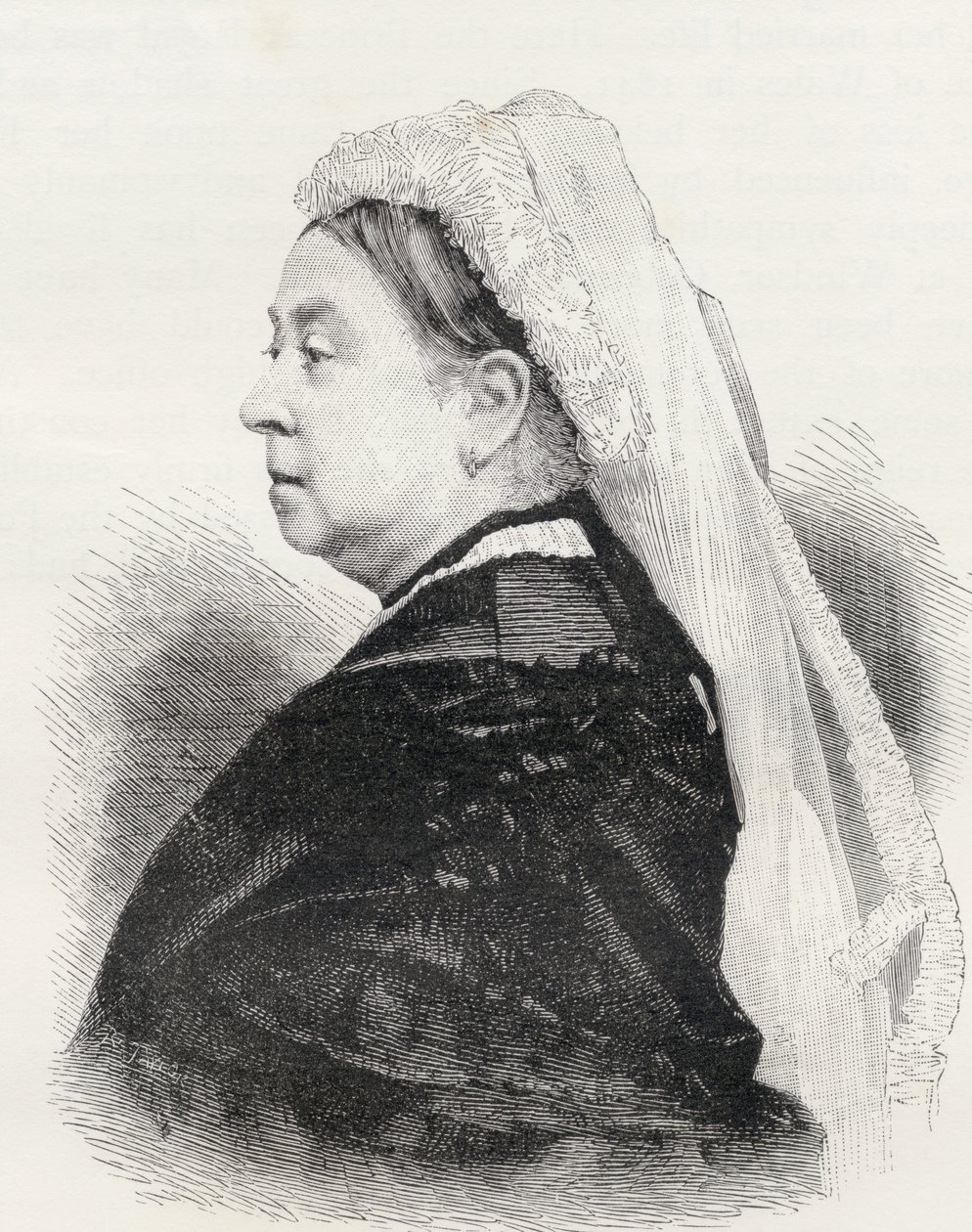 ビクトリア女王、「ロンドンの写真：ペンと鉛筆で描かれた」、リチャード・ラヴェット牧師作、1890年発行 作： 英語学校