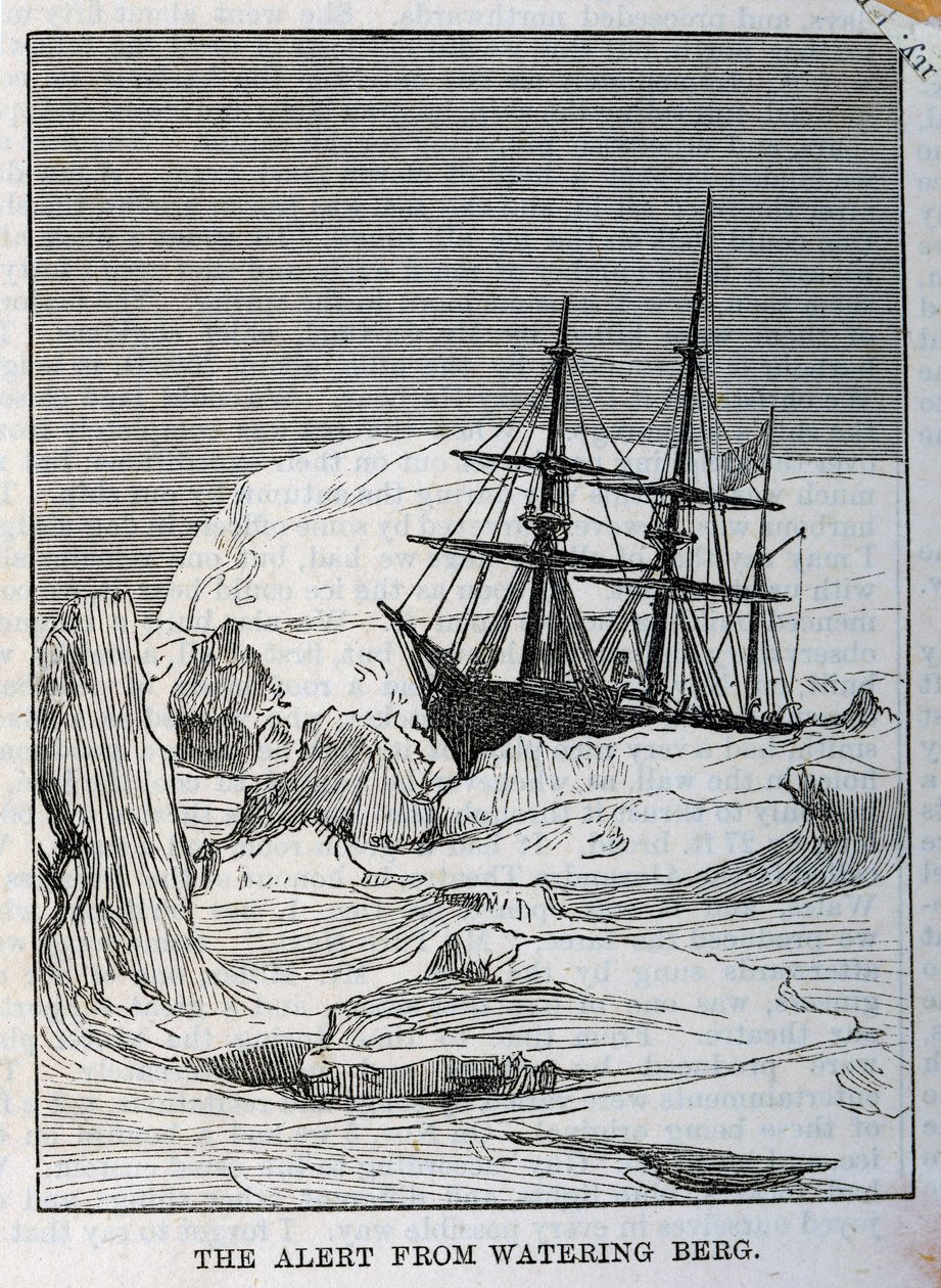 &39;The Illustrated London News&39;、c.1875-77に掲載されたWatering Bergからのアラート 作： 英語学校