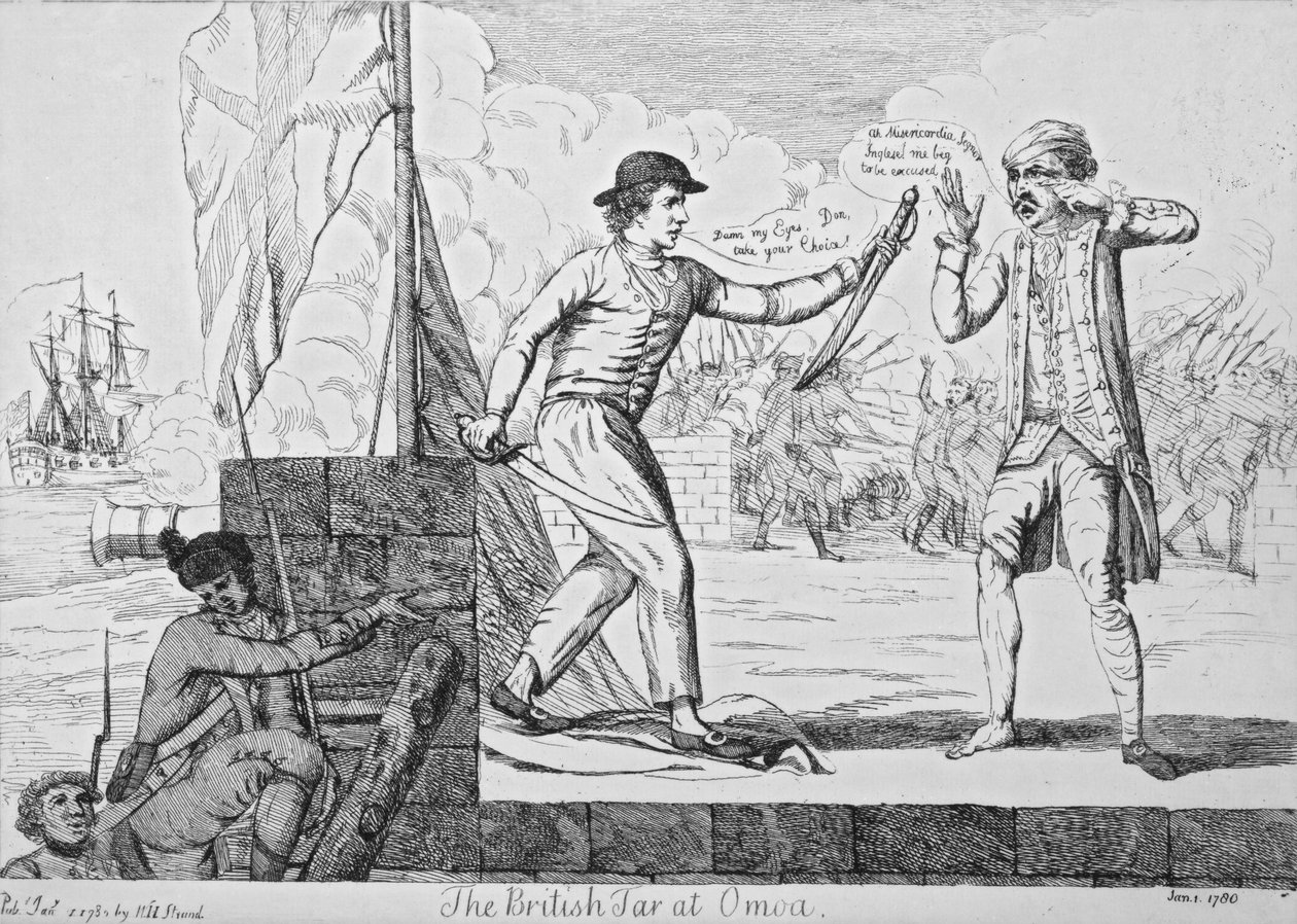 オモアのブリティッシュタール、1780 作： 英語学校