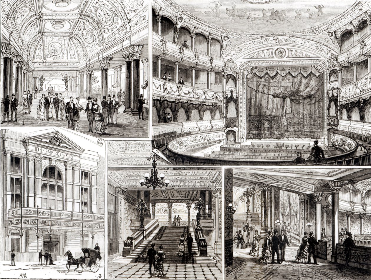 エンパイアシアター、レスタースクエア、ロンドン1884 作： 英語学校