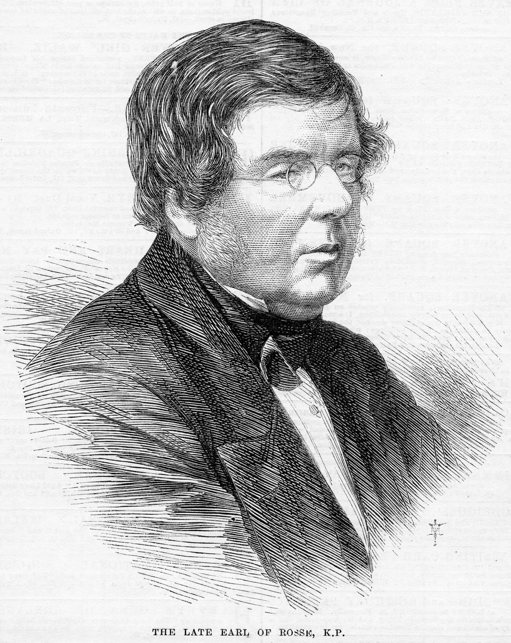 1867年の「イラスト入りロンドンニュース」のイラスト、KP、ロッセ後期伯爵 作： 英語学校
