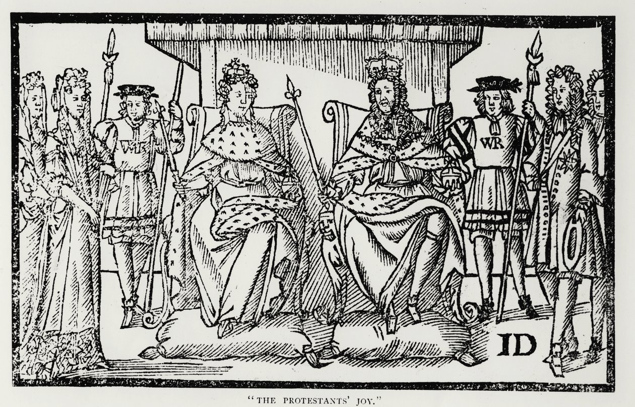 プロテスタントの喜び、1689年4月18日 作： 英語学校