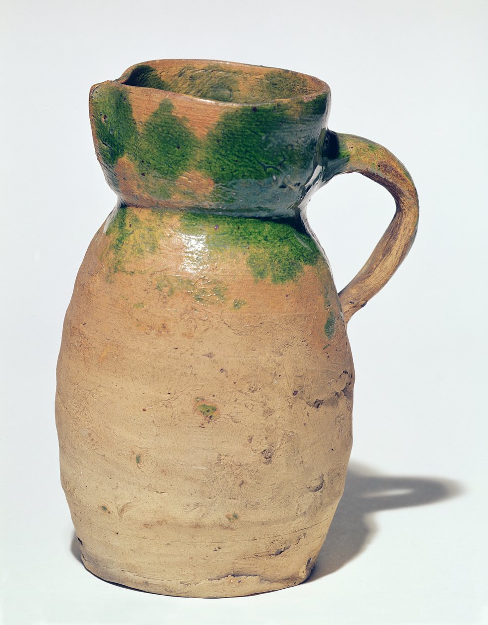 チューダー水差し、1550〜1600年（陶器） 作： 英語学校