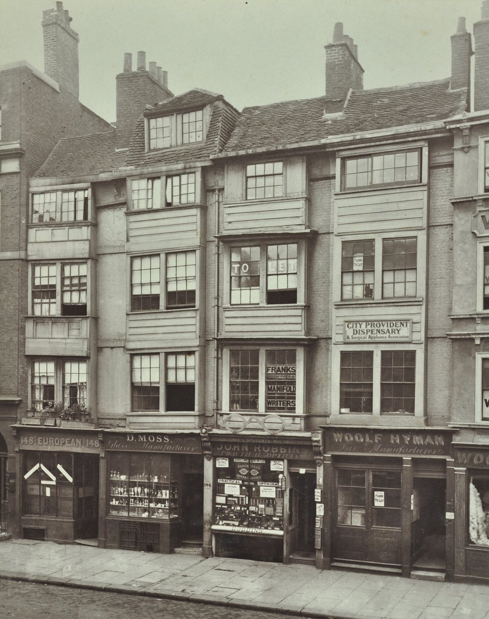 1879ロンドン、145-148 Aldersgate Street 作： 英語の写真家