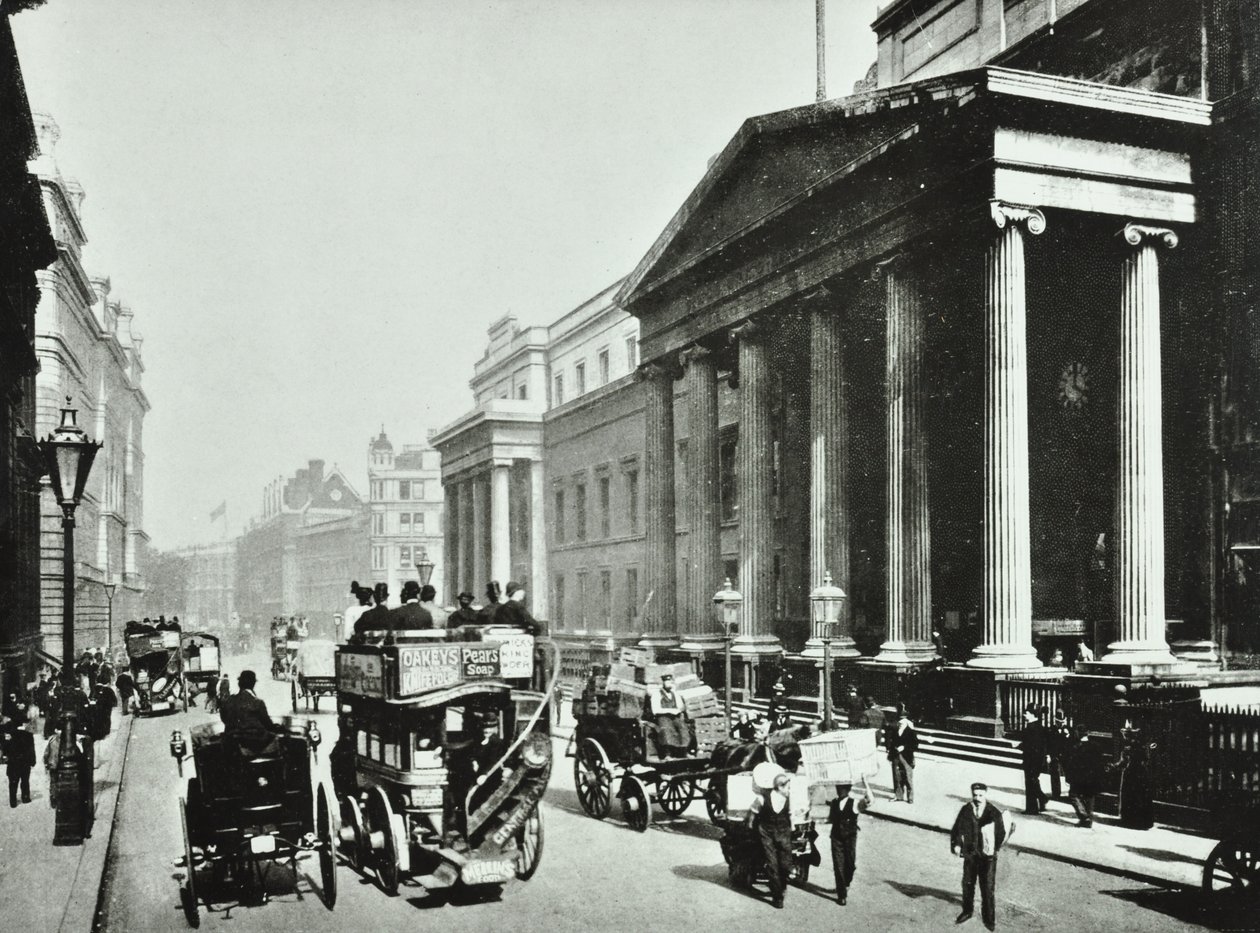 郵便局、セントマーチンルグランド、ロンドン市、1890 作： 英語の写真家