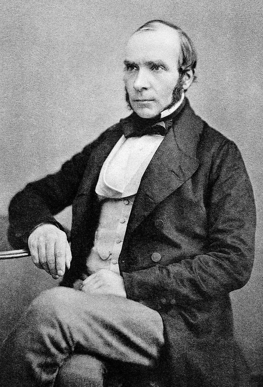 John Snow (1813-1858) 疫学の研究で知られるイギリスの医師 1887年に出版されたオートタイプ1856年版 作： 英語の写真家