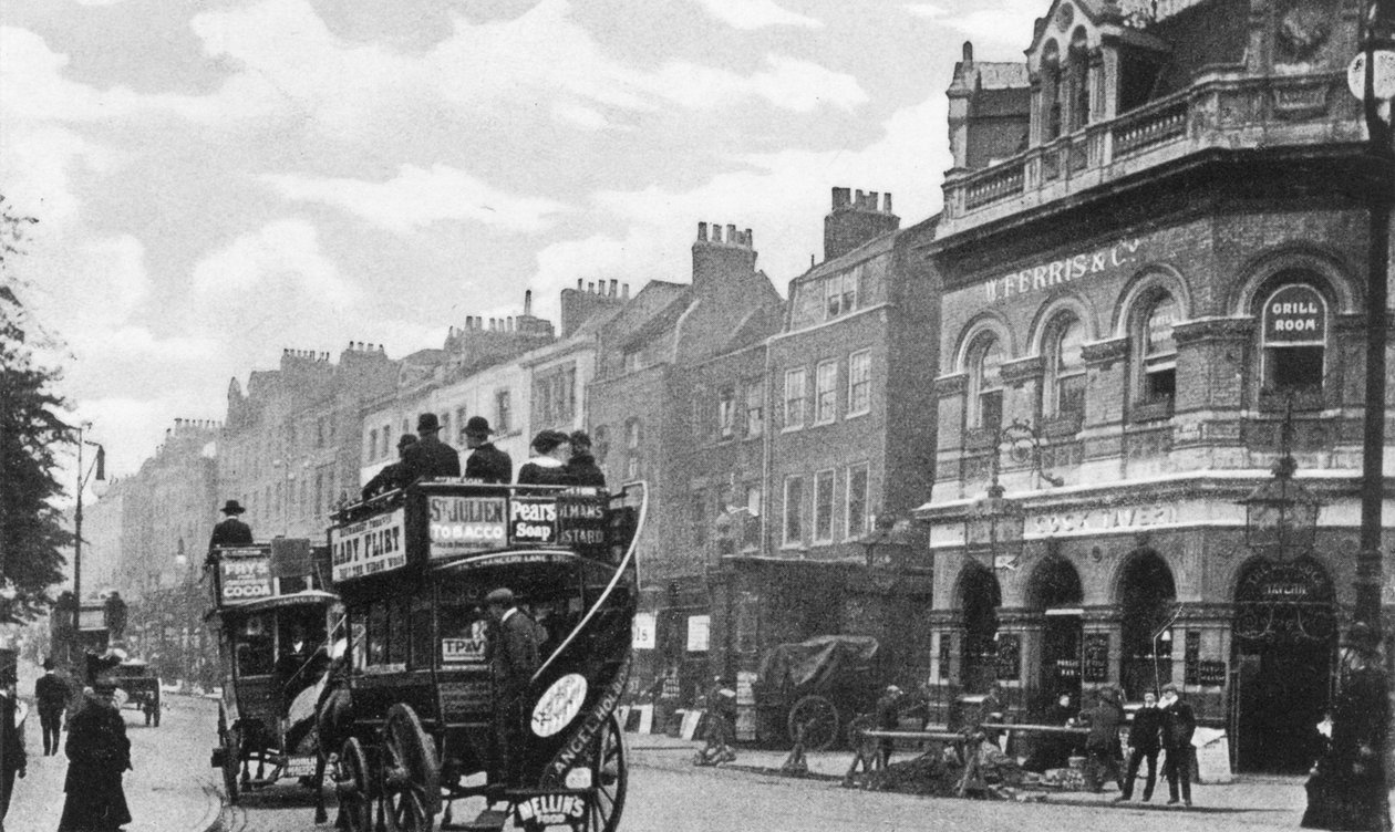 The Cock Tavern、Highbury、c.1900 作： 英語の写真家