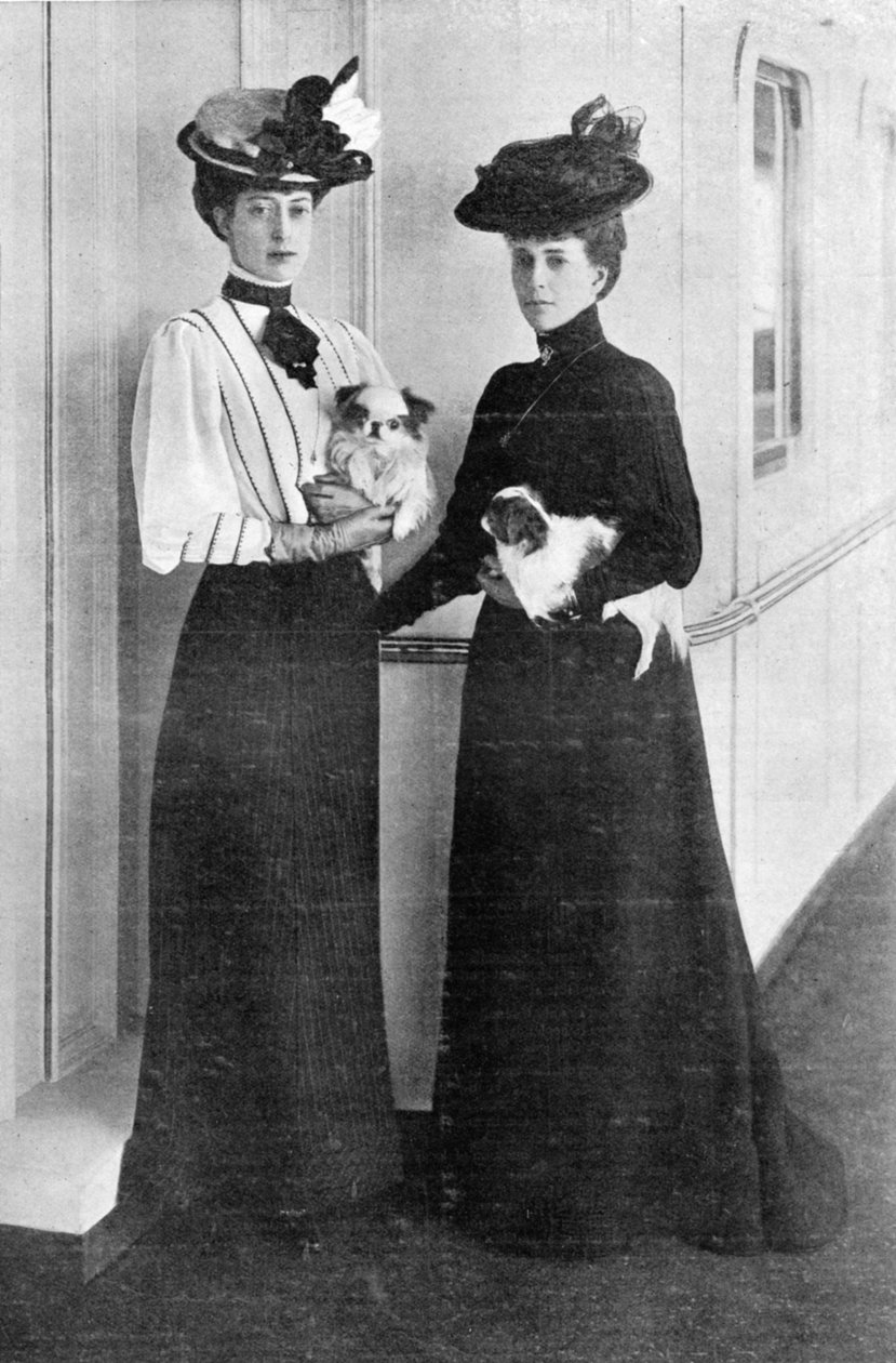 女王陛下とビクトリア女王の最新肖像画、グラフィックの表紙、1906年10月27日 作： 英語の写真家