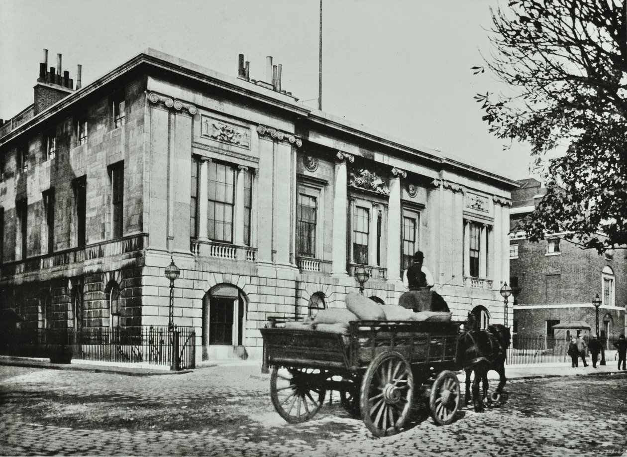 トリニティハウス、トリニティスクエア、ロンドン市、1890 作： 英語の写真家