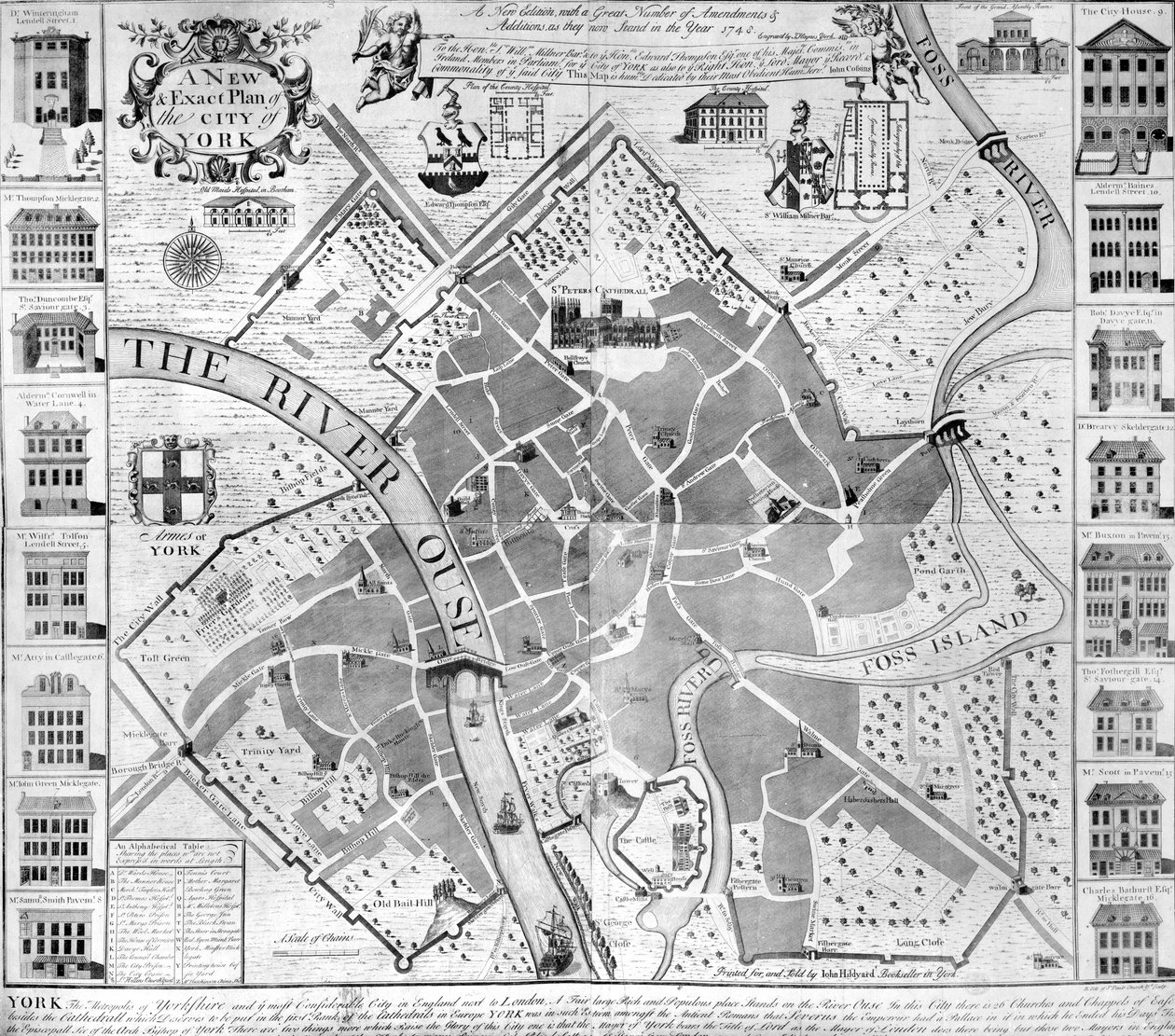 ヨーク市の新しい正確なプラン 作： 英語学校