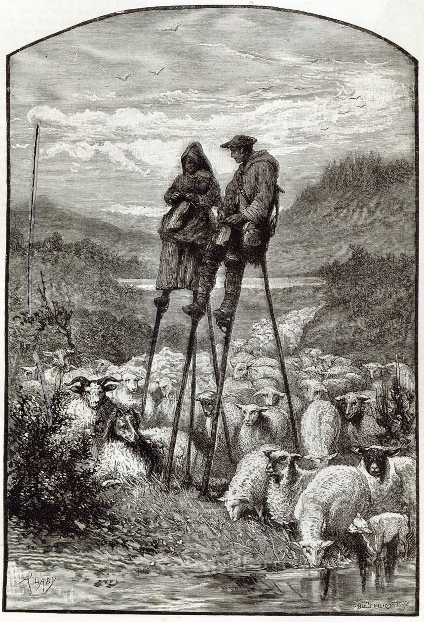 ランデスの牧歌、 &39;余暇&39;、1891年から 作： 英語学校