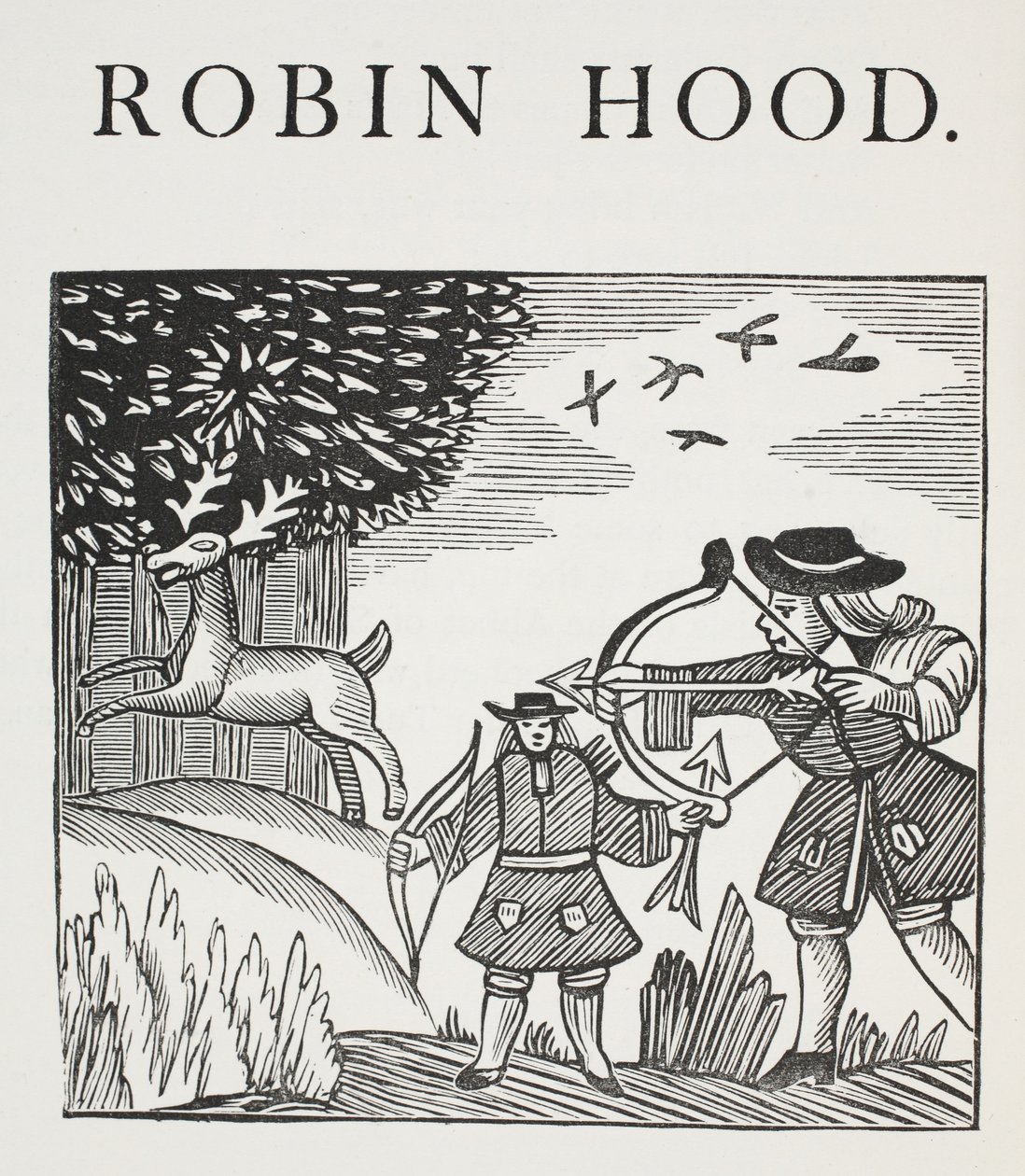 ロビン・フッドの本当の物語、パブ。ジョン・アシュトンによる18世紀のChap-booksからのイラスト。 1882 作： 英語学校