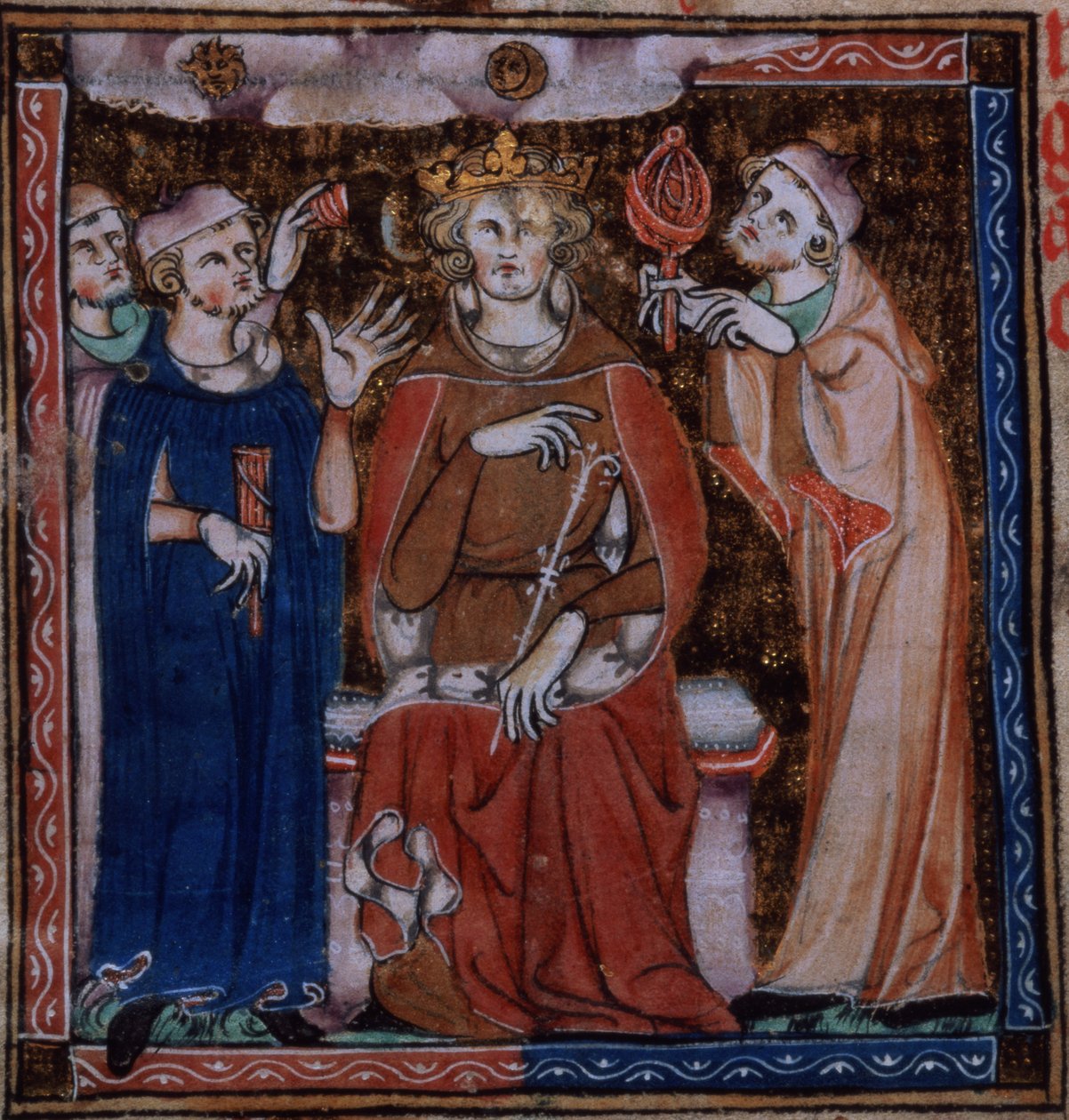 追加 47680 f.53v King コンサルティング占星術師の健康について、「De Secretis Secretorum」から 作： 英語学校