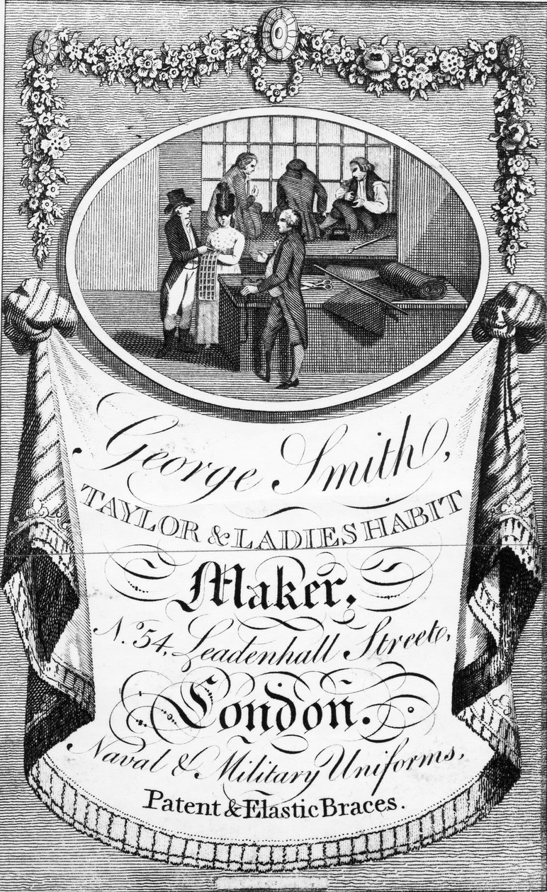 George Smith、Taylor und Ladies Habit Makerの広告 作： 英語学校