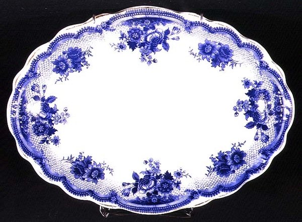 アルベルトリパターンスタッフォードシャープレート、1860年頃（セラミック） 作： 英語学校