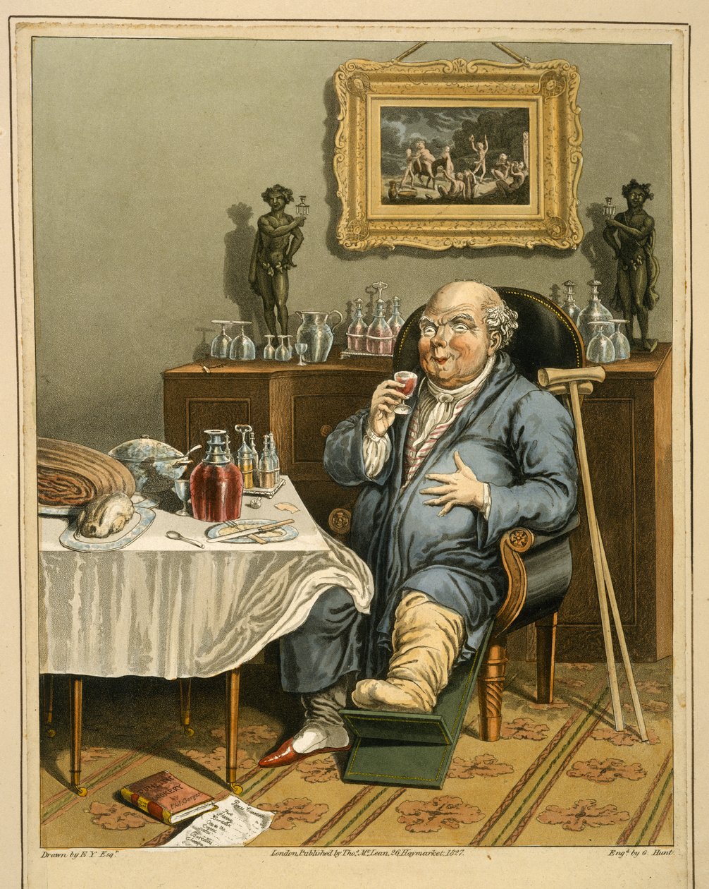 1827年にロンドンでトーマスマクリーンが発行した、理解が深まった絶妙な味 作： 英語学校