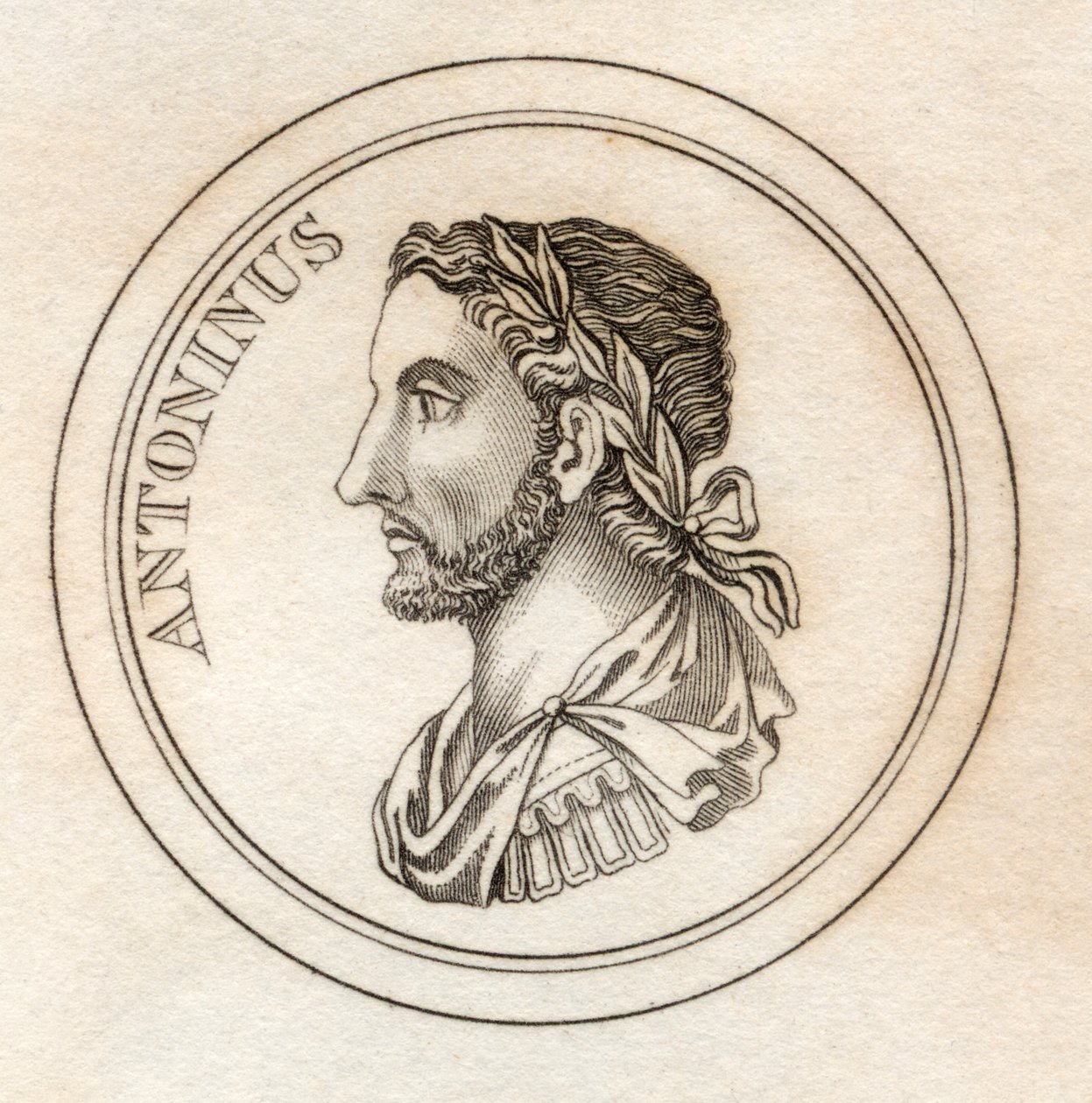 Antoninus Pius、「クラブの歴史辞典」より1825年 作： 英語学校