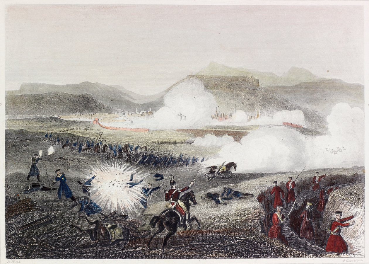 Battle Of Kars（カラー彫刻 作： 英語学校