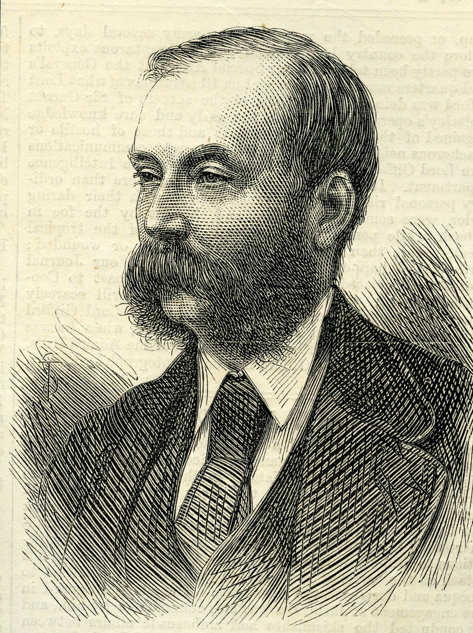1874年4月18日The Illustrated London Newsの第2バロネット（1826-1907）、准将、アーキバルドアリソン卿 作： 英語学校