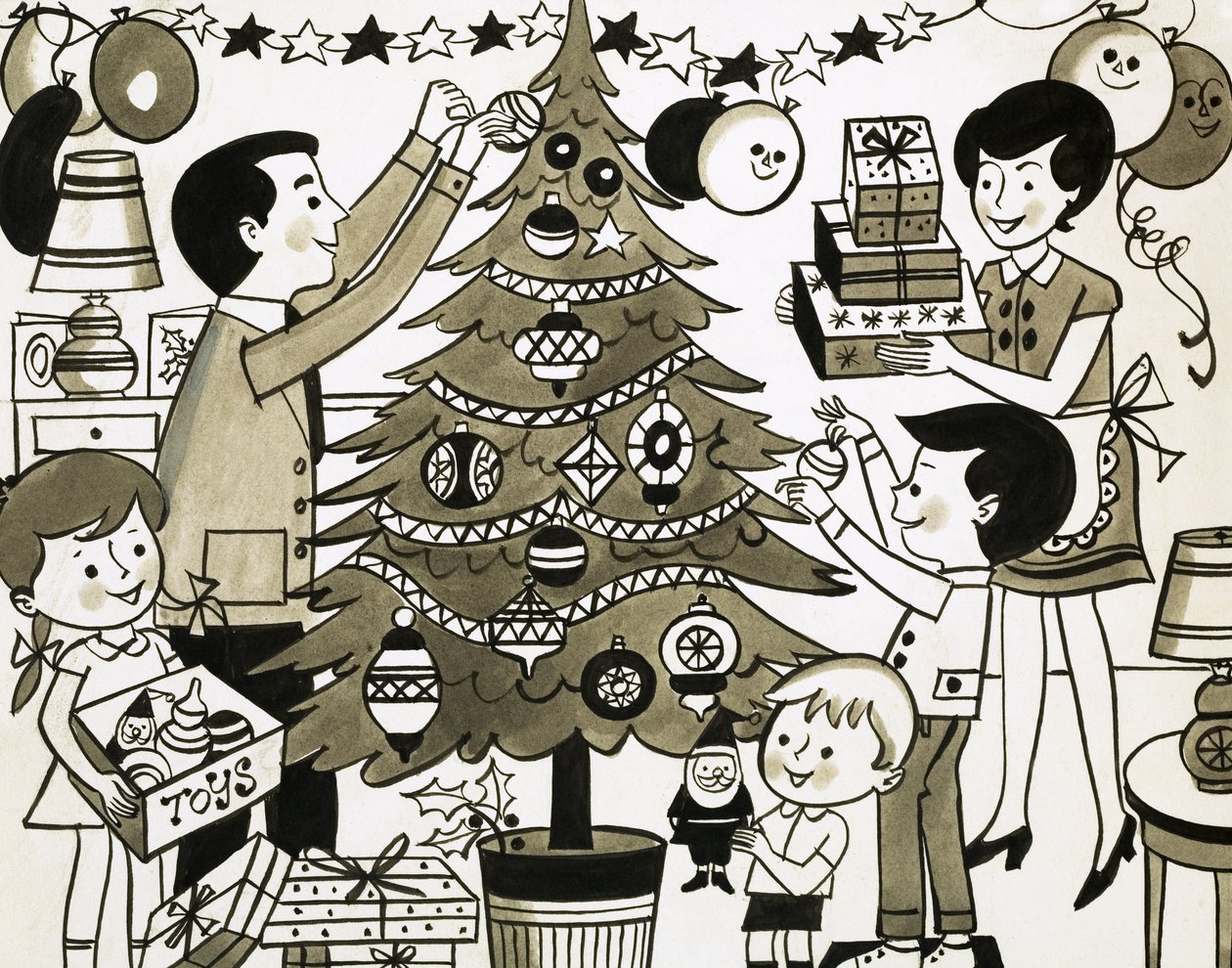 クリスマスツリー 作： 英語学校