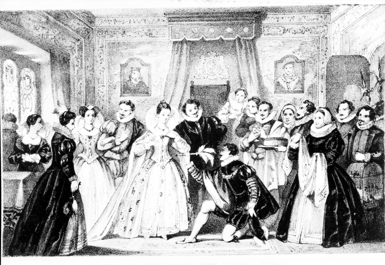 エリザベス女王の宮廷でのクリスマスI 作： 英語学校