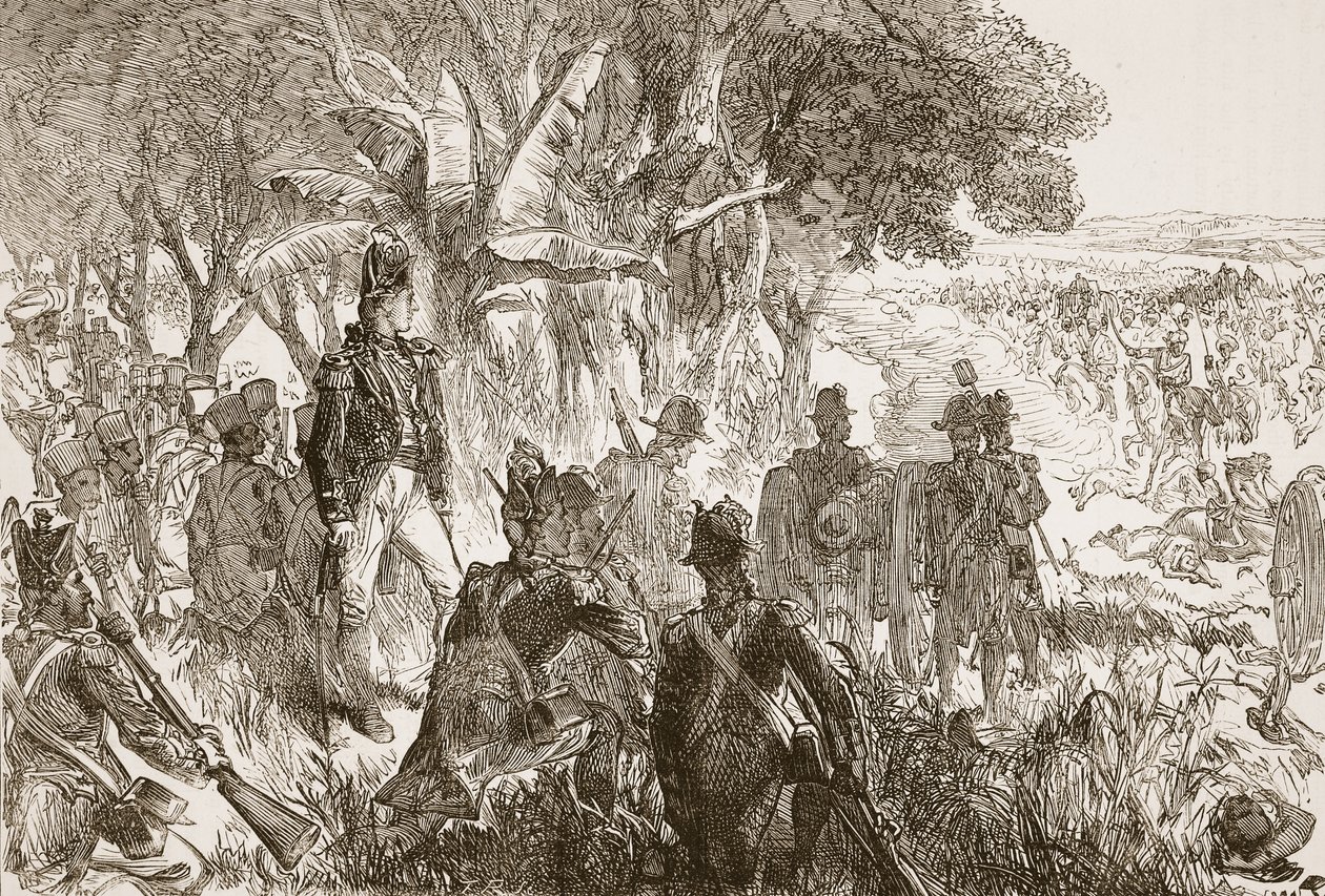 クライヴ・アット・プラッシー、ジェームズ・グラント、パブのキャッスルズ・イラストレイテッド・ヒストリー・オブ・インド1879 作： 英語学校