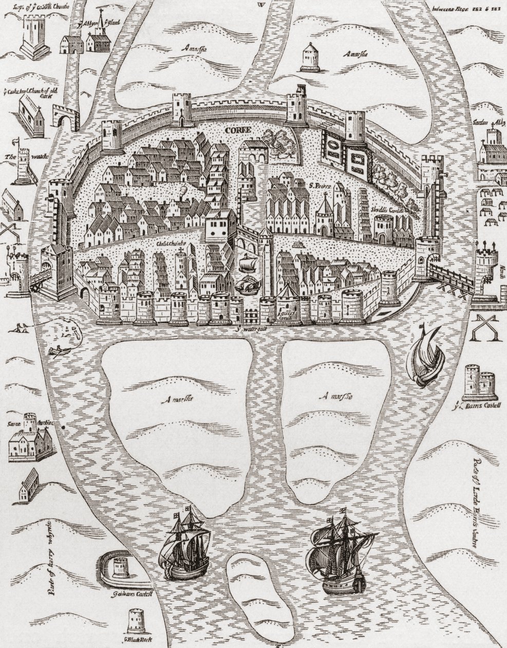 1633年にアイルランドのコーク州コークで、JRグリーンの「イギリス人の短い歴史」から1893年に出版 作： 英語学校