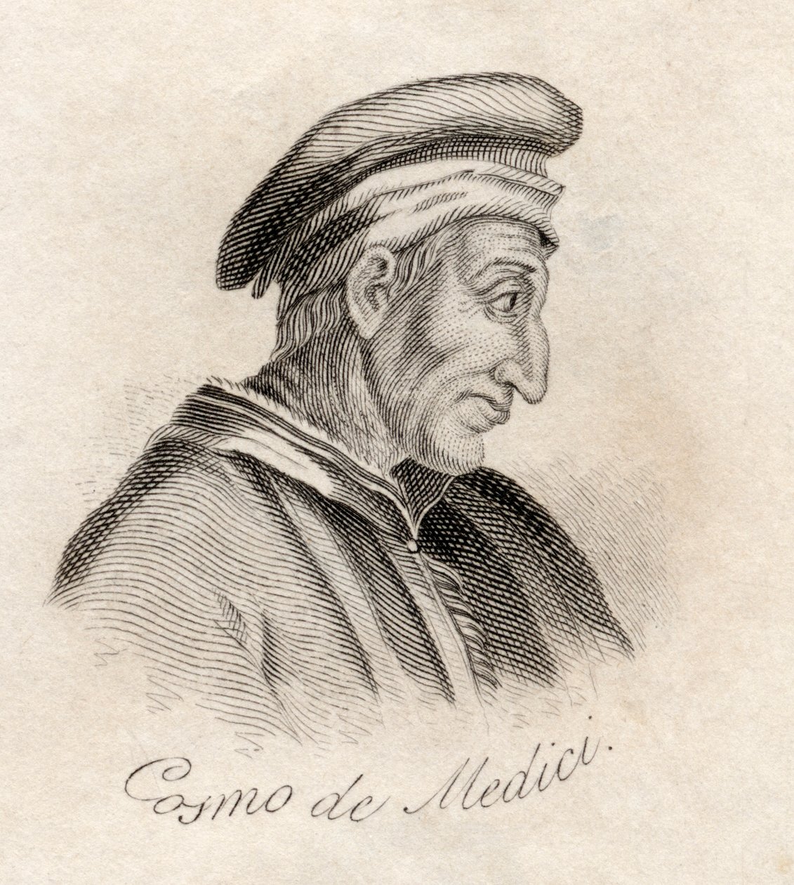 Cosimo de Medici、「Crabb&39;s Historical Dictionary」より1825年発行 作： 英語学校