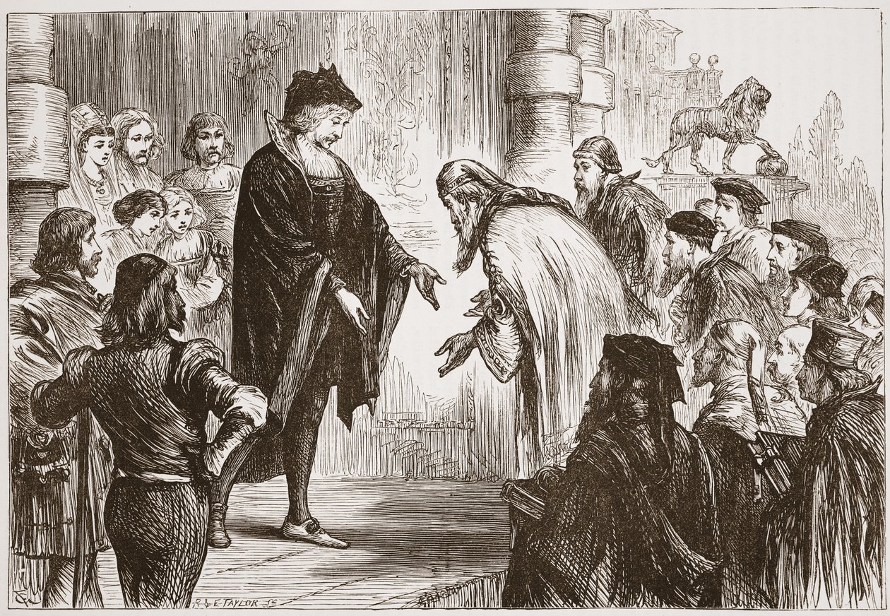 コスモ私は彼の友人とクライアントを受け取ります、ジェームス・エイトケン・ワイリー（1808-1890）によるパブのプロテスタンティズムの歴史からのイラスト。 1878 作： 英語学校
