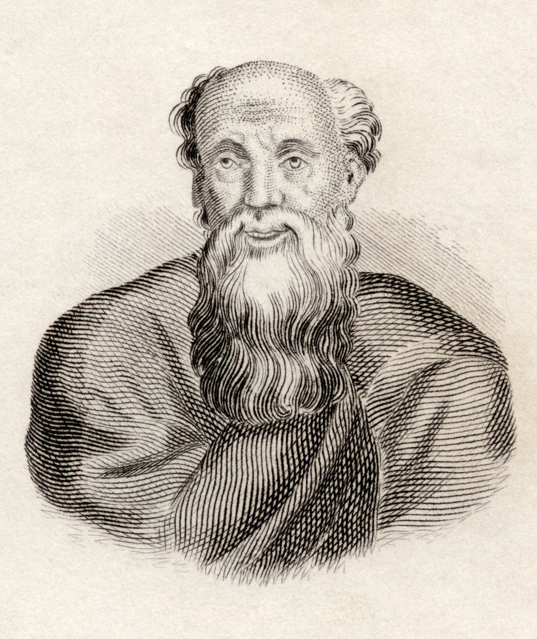1825年に公開された &39;Crabbes Historical Dictionary&39;からのDemocritus 作： 英語学校